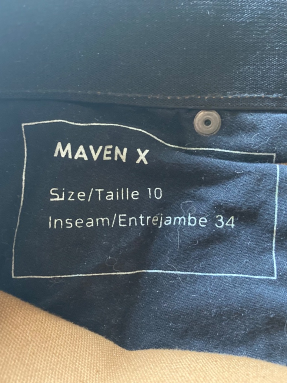 NWOT Dovetail Workwear Maven X Slim Pants 10/34 - Picture 7 of 10